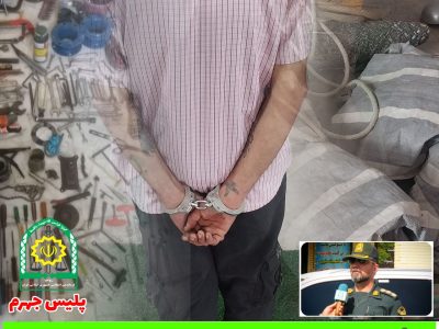 دستگیری سارقین باغات و ادوات کشاورزی و کشف ۲۰ میلیارد اموال مسروقه