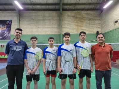 تیم بدمینتون متوسطه اول جهرم قهرمان چهل‌وسومین دوره مسابقات دانش‌آموزی فارس شد.