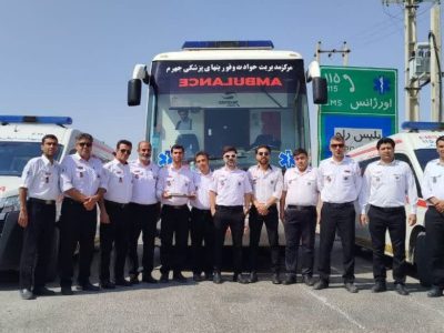 اعزام اورژانس جهرم به مرز شلمچه